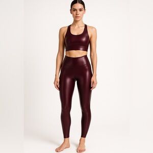 Fabletics Anywhere Motion 365+ Shine High Waisted Leggings Top Size XXL Tall